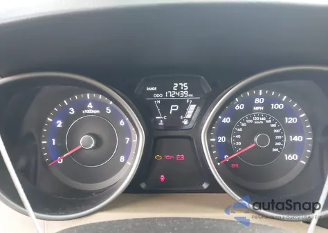 2013 Hyundai Elantra Gls z USA, uszkodzony, nr VIN 5NPDH4AE2DH274546